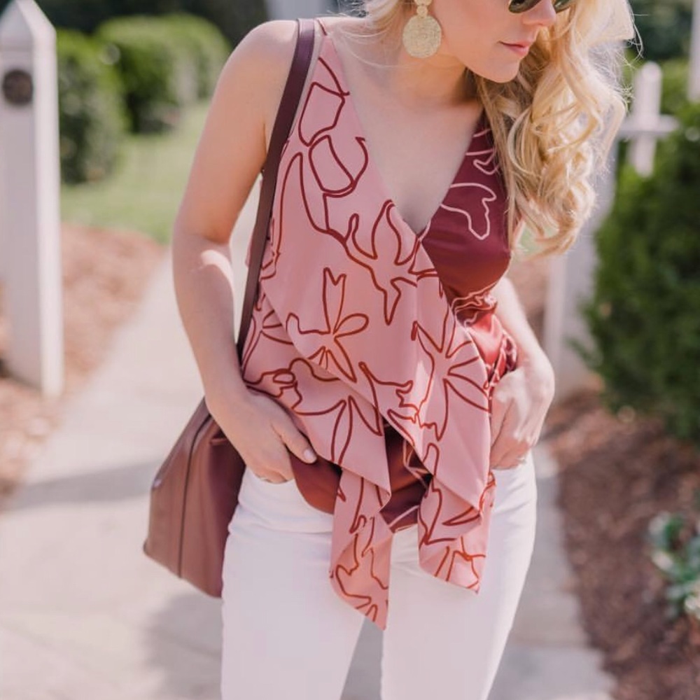 Floral Print Tank - Picture 1 of 3